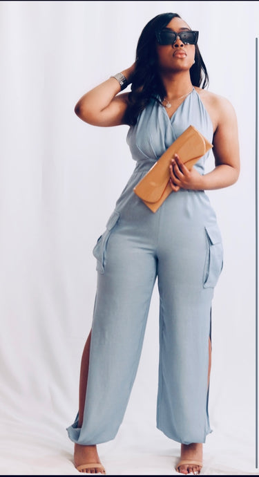 It’s Time For The Weekend halter Jumpsuit