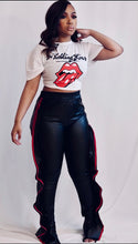 Load image into Gallery viewer, Wing Styled  Track Pant (faux leather)