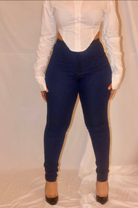 High Waisted Stretch Jeans