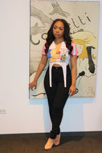 Load image into Gallery viewer, No Day’s Off Fringe Crop Top