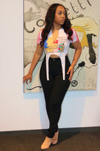 Load image into Gallery viewer, No Day’s Off Fringe Crop Top
