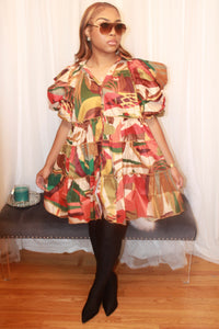 Seriously Stylish Puff Sleeve Dress