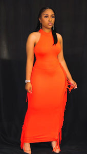 Sunkist Fringe Skirt Set