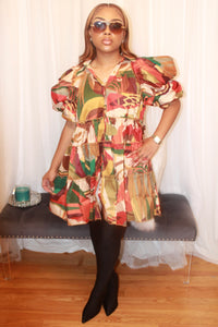 Seriously Stylish Puff Sleeve Dress