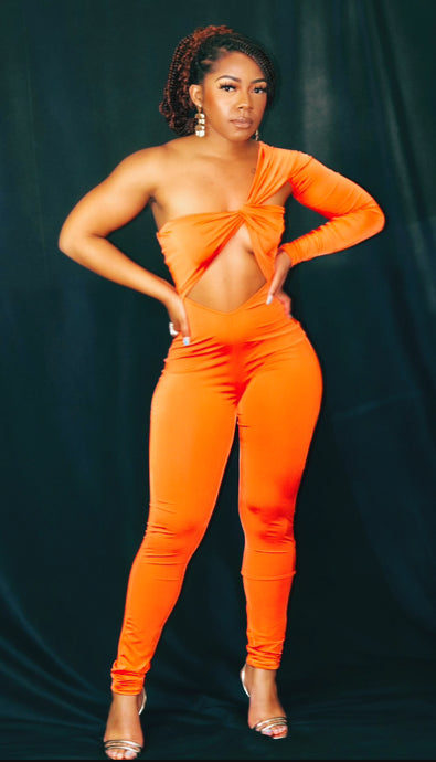 Star Of The Show One Shoulder Jumpsuit