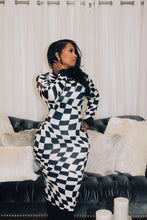 Load image into Gallery viewer, Checkered Midi Dress