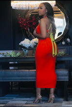 Load image into Gallery viewer, Never Tied Down Midi Dress