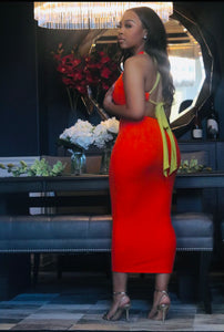 Never Tied Down Midi Dress