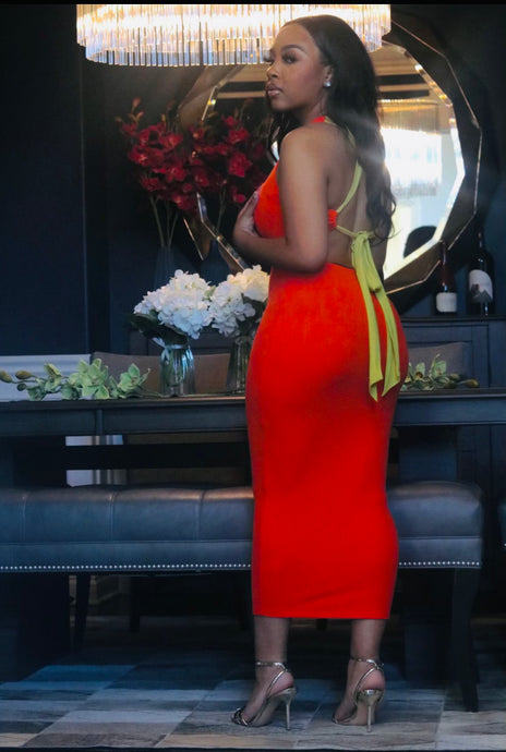 Never Tied Down Midi Dress