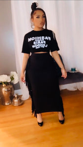 Wild Side Fringe Skirt