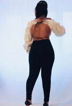 Load image into Gallery viewer, Carmelita Crop Top (Faux Leather) Beige